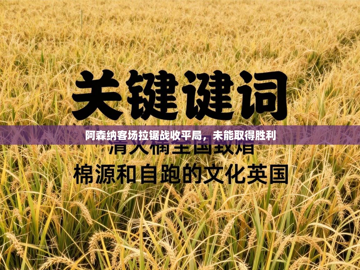 阿森纳客场拉锯战收平局，未能取得胜利  第1张